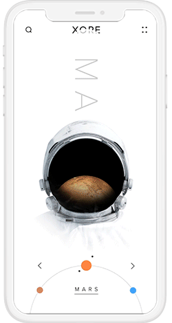 An iphone gif showing an app launch