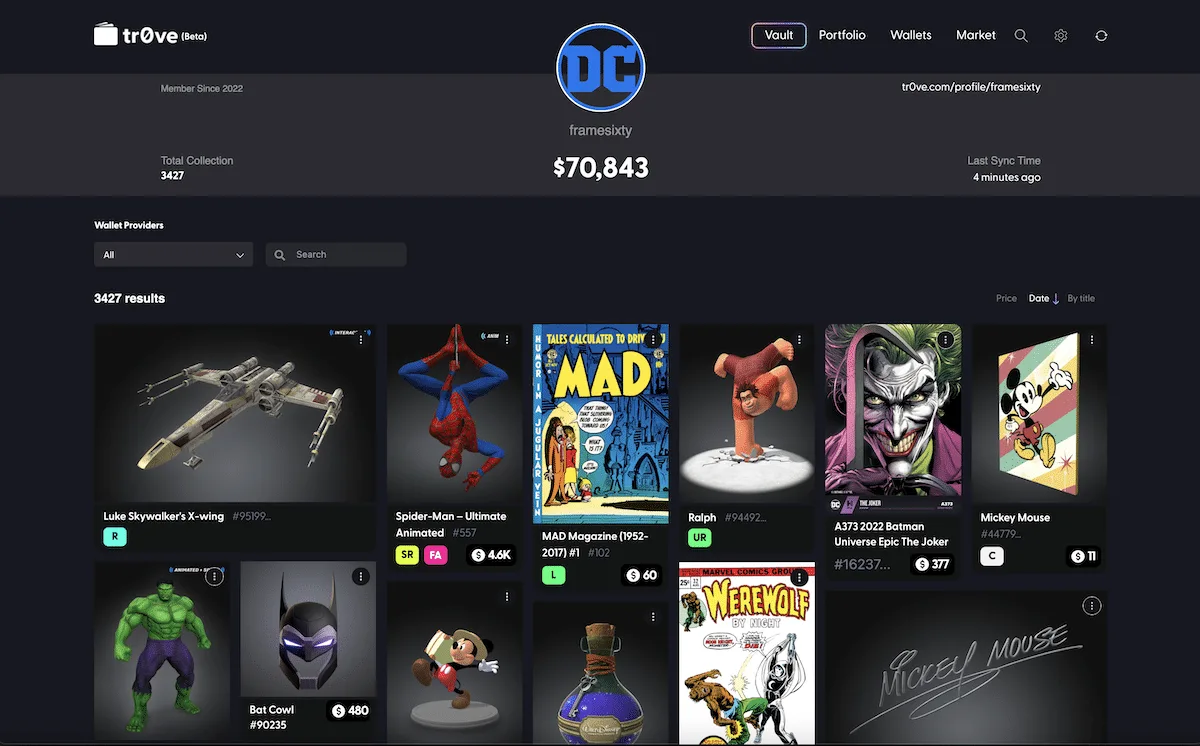 Mobile App Development Portfolio - Trove