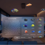 aquarium adventures on apple vision pro