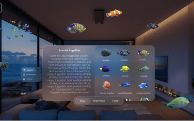 Aquarium Adventures: Apple Vision Pro