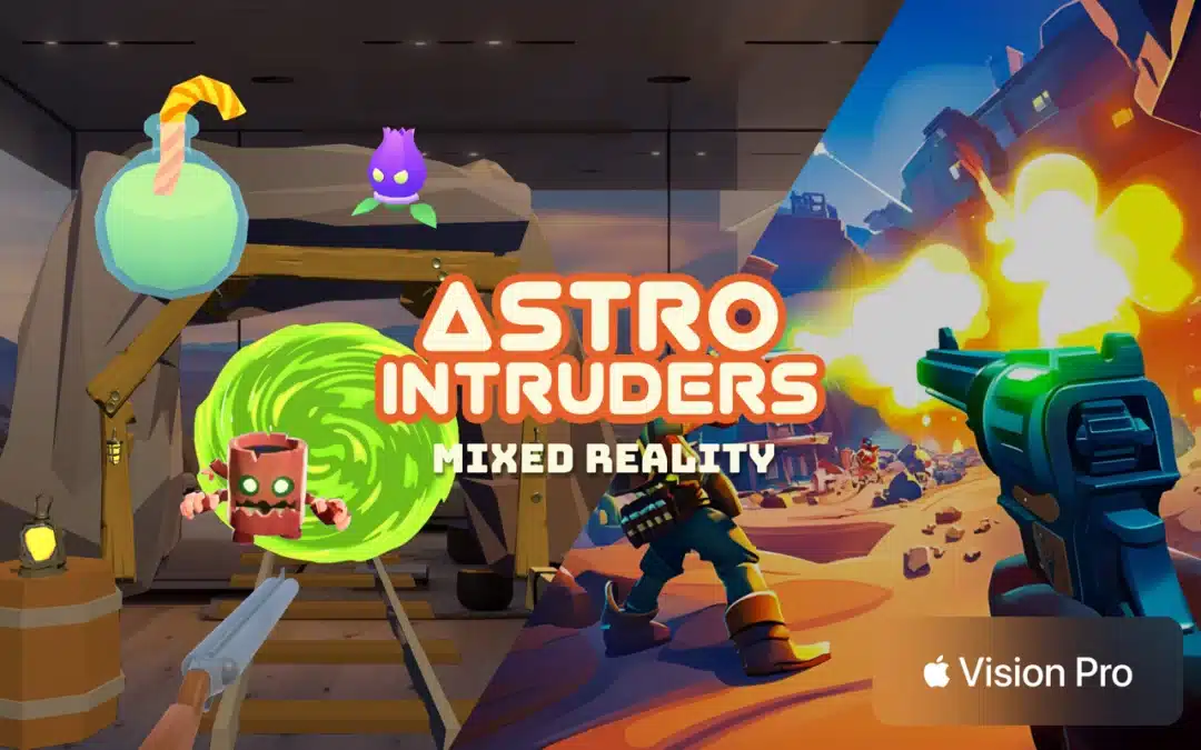 Vision Pro Game: Astro Intruders