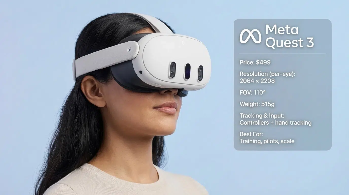 Samsung Galaxy XR concept/press-style image with modern UI overlays.