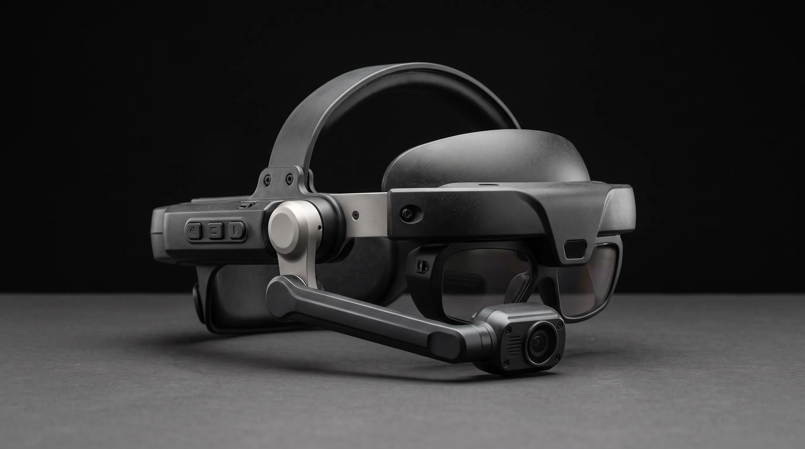 RealWear Navigator Z1 rugged hands-free head-mounted display on a clean surface