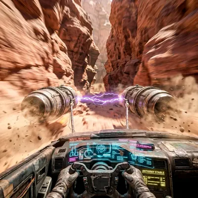 Desert Racer animated Apple Watch face artwork