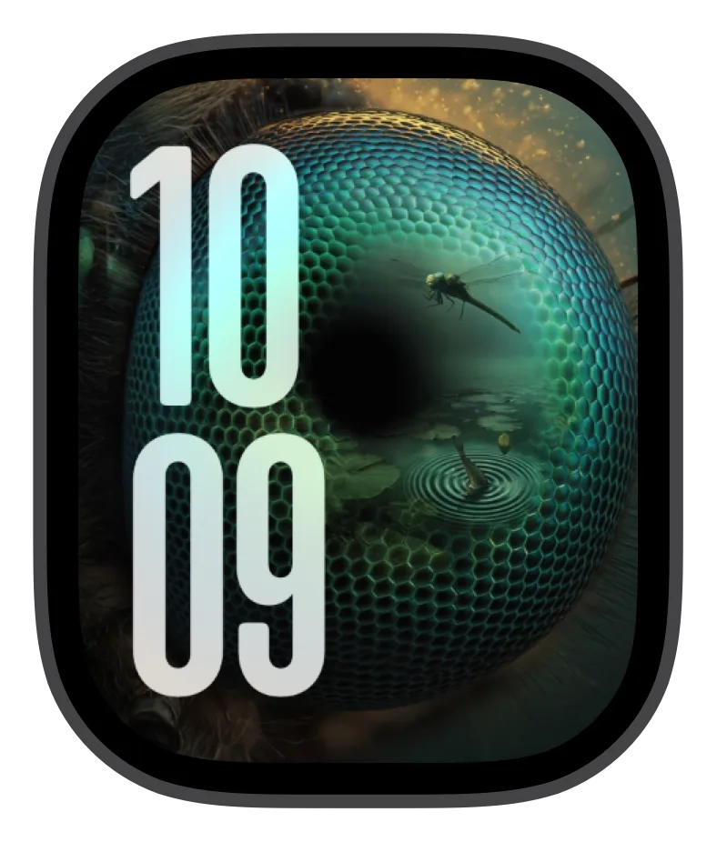 Dragonfly Eye Apple Watch face
