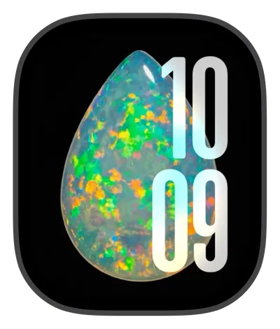 Green Shard Apple Watch face