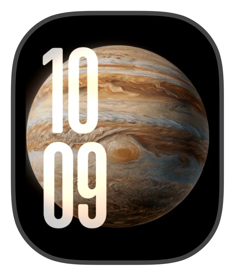 Jupiter Gaze Apple Watch face