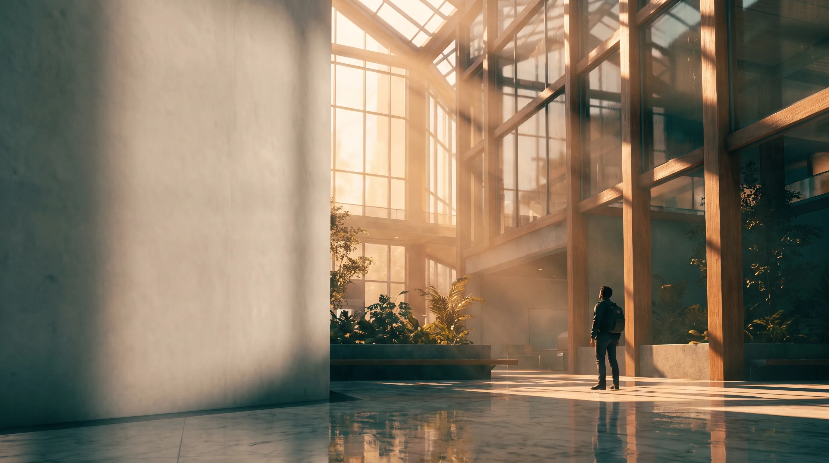 Hire Unreal Engine developers — a photoreal real-time 3D environment rendered in Unreal Engine 5